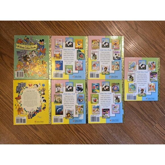 Little Golden Books Dinosaur Monster Dragon Themed Lot Of 7 Jurassic Park - Picture 2 of 8